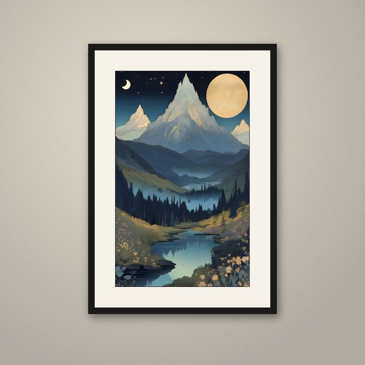 The Mountains Are Out — framed art print