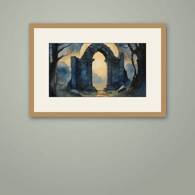 The Portal — framed in a styled room