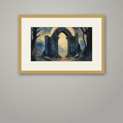 The Portal — framed in a styled room