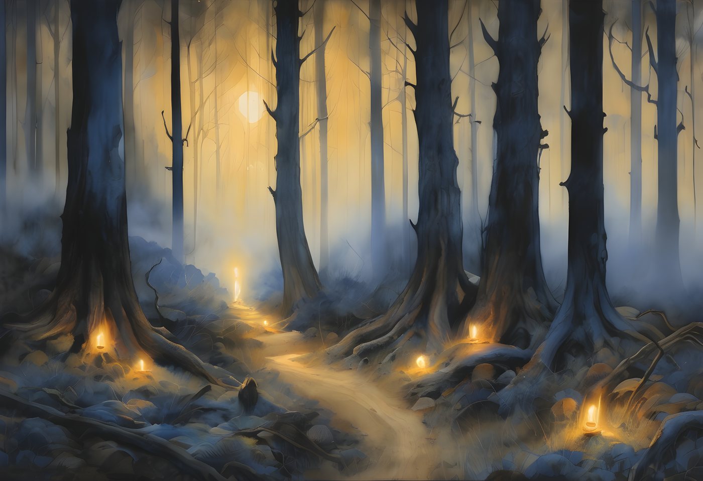 Through the Forest — the full artwork