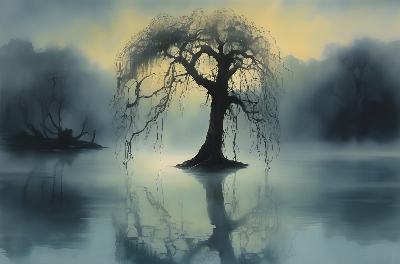Willow of the Lake — the full artwork